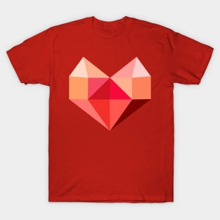 Geometric heart T-Shirt